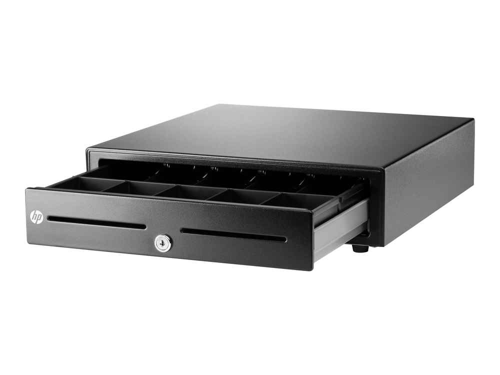 HP Standard Duty Cash Drawer Caja registradora electrónica negro