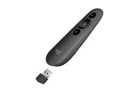 Logitech R500 - Control remoto para presentaciones - 3 botones - grafito
