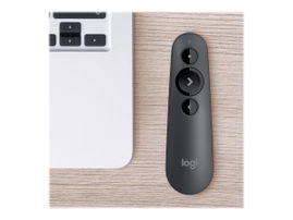 Logitech R500 - Control remoto para presentaciones - 3 botones - grafito