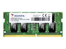 ADATA Premier Series - DDR4 - módulo - 4 GB - SO-DIMM de 260 espigas - 2666 MHz / PC4-21300 - CL19 - 1.2 V - sin búfer - no ECC