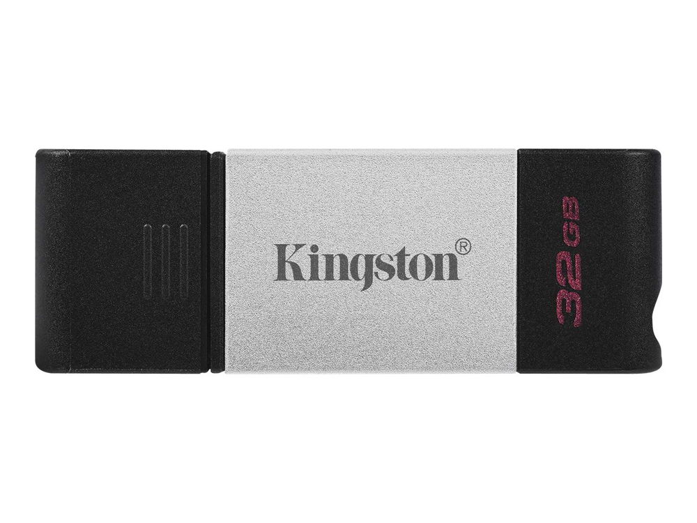 Kingston DataTraveler 80 - Unidad flash USB - 32 GB - USB 3.2 Gen 1 / USB-C Kingston DataTraveler 80 - Unidad flash USB - 32 GB - USB 3.2 Gen 1 / USB-C