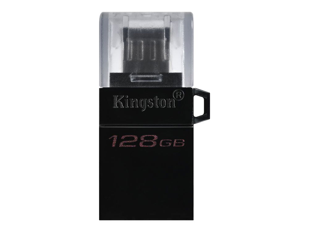 Kingston DataTraveler microDuo G2 - Unidad flash USB - 128 GB - USB 3.2 Gen 1 / micro USB Kingston DataTraveler microDuo G2 - Unidad flash USB - 128 GB - USB 3.2 Gen 1 / micro USB
