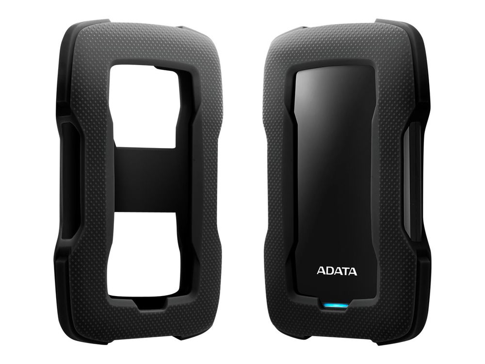 ADATA HD330 - Disco duro - 1 TB - externo (portátil) - USB 3.1 - AES de 256 bits - negro