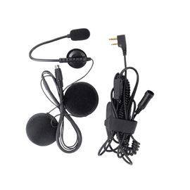 MICRÓFONO CON BOOM PARA CASCO ABIERTO P/ RADIOS ICOM ICF3G/ ICF4G/ ICF3GS/ ICF4GS/ IC-F11/ 21/ 14/ 24/ 33/ 43/ 3021/ 4021.