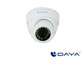 CAMARA HD DOMO DAYA HDW2220M HDCVI / 2MP-1080P / 3.6MM / 20M IR / IP66 / METALICA / 12VCD