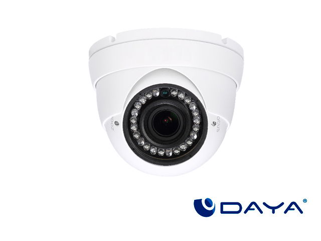 CAMARA HD DOMO DAYA HDW1100RN-VF HDCVI / 720P / 2.7-12MM / 30M IR / IP67 / METALICA / 12VCD