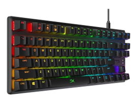 HyperX Alloy Origins Core - Teclado - retroiluminación - USB - EE. UU. - interruptor: HyperX Aqua HyperX Alloy Origins Core - Teclado - retroiluminación - USB - EE. UU. - interruptor: HyperX Aqua