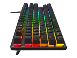 HyperX Alloy Origins Core - Teclado - retroiluminación - USB - EE. UU. - interruptor: HyperX Aqua HyperX Alloy Origins Core - Teclado - retroiluminación - USB - EE. UU. - interruptor: HyperX Aqua