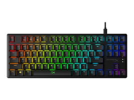 HyperX Alloy Origins Core - Teclado - retroiluminación - USB - EE. UU. - interruptor: HyperX Aqua HyperX Alloy Origins Core - Teclado - retroiluminación - USB - EE. UU. - interruptor: HyperX Aqua