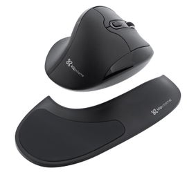 Klip Xtreme - Mouse - 2.4 GHz - Wireless - Black - Resting Pad Business