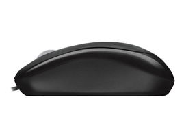 Microsoft Basic Optical Mouse for Business - Ratón - diestro y zurdo - óptico - 3 botones - cableado - PS/2, USB - negro
