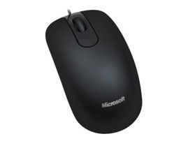 Microsoft Basic Optical Mouse for Business - Ratón - diestro y zurdo - óptico - 3 botones - cableado - PS/2, USB - negro