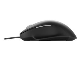 Microsoft Ergonomic Mouse - Ratón - ergonómico - óptico - 5 botones - cableado - USB 2.0 - negro