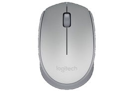 Logitech M170 - Ratón - diestro y zurdo - óptico - inalámbrico - 2.4 GHz - receptor inalámbrico USB