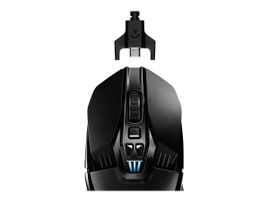 Logitech Wireless Gaming Mouse G903 LIGHTSPEED with HERO 25K sensor - Ratón - diestro y zurdo - óptico - 11 botones - inalámbrico, cableado - 2.4 GHz - receptor inalámbrico USB