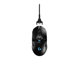 Logitech Wireless Gaming Mouse G903 LIGHTSPEED with HERO 25K sensor - Ratón - diestro y zurdo - óptico - 11 botones - inalámbrico, cableado - 2.4 GHz - receptor inalámbrico USB