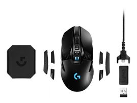 Logitech Wireless Gaming Mouse G903 LIGHTSPEED with HERO 25K sensor - Ratón - diestro y zurdo - óptico - 11 botones - inalámbrico, cableado - 2.4 GHz - receptor inalámbrico USB
