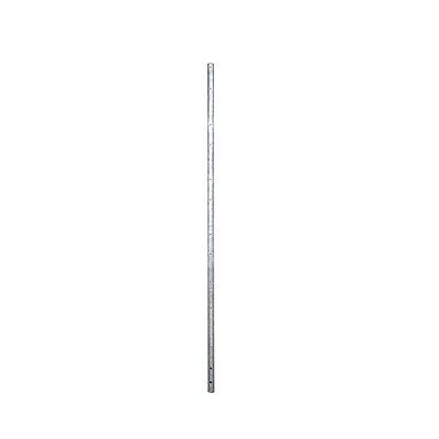 Poste de esquina fabricado en tubo galvanizado con 5 perforaciones para aisladores. Poste de esquina fabricado en tubo galvanizado con 5 perforaciones para aisladores.