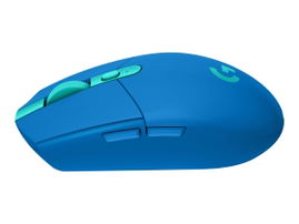 Logitech G G305 - Ratón - óptico - 6 botones - inalámbrico - 2.4 GHz - receptor inalámbrico USB - azul