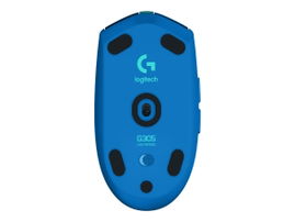 Logitech G G305 - Ratón - óptico - 6 botones - inalámbrico - 2.4 GHz - receptor inalámbrico USB - azul