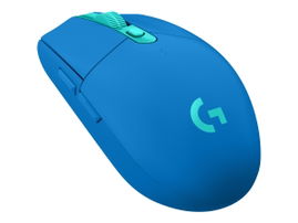 Logitech G G305 - Ratón - óptico - 6 botones - inalámbrico - 2.4 GHz - receptor inalámbrico USB - azul