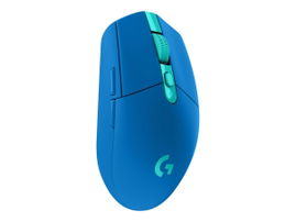 Logitech G G305 - Ratón - óptico - 6 botones - inalámbrico - 2.4 GHz - receptor inalámbrico USB - azul