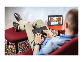 Logitech Keys-To-Go - Teclado - Bluetooth - impermeable - negro
