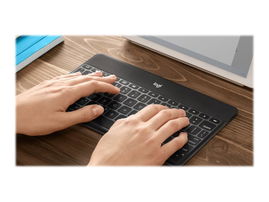 Logitech Keys-To-Go - Teclado - Bluetooth - impermeable - negro