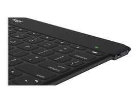 Logitech Keys-To-Go - Teclado - Bluetooth - impermeable - negro