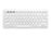 Logitech K380 Multi-Device Bluetooth Keyboard - Teclado - inalámbrico - Bluetooth 3.0 - QWERTY - español - blanco hueso