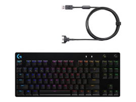 Logitech G Pro Mechanical Gaming Keyboard - Teclado - retroiluminación - USB - interruptor: GX Blue Clicky - negro