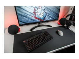 Logitech G Pro Mechanical Gaming Keyboard - Teclado - retroiluminación - USB - interruptor: GX Blue Clicky - negro
