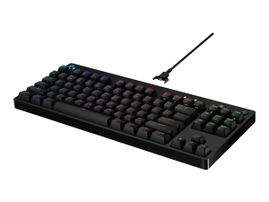 Logitech G Pro Mechanical Gaming Keyboard - Teclado - retroiluminación - USB - interruptor: GX Blue Clicky - negro