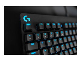 Logitech G Pro Mechanical Gaming Keyboard - Teclado - retroiluminación - USB - interruptor: GX Blue Clicky - negro