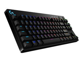 Logitech G Pro Mechanical Gaming Keyboard - Teclado - retroiluminación - USB - interruptor: GX Blue Clicky - negro
