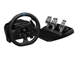 Logitech G923 Racing - Juego de volante y pedales - cableado - para PC, Sony PlayStation 4, Sony PlayStation 5
