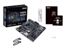 ASUS PRIME A320M-K - Placa base - micro ATX - Socket AM4 - AMD A320 Chipset - USB 3.0 - Gigabit LAN - Tarjeta gráfica (CPU necesaria) - HD Audio (8-canales) ASUS PRIME A320M-K - Placa base - micro ATX - Socket AM4 - AMD A320 Chipset - USB 3.0 - Gigabit LAN - Tarjeta gráfica (CPU necesaria) - HD Audio (8-canales)