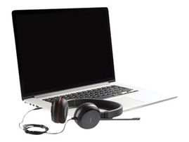 Jabra Evolve 30 II MS stereo - Auricular - en oreja - cableado - USB, conector de 3,5 mm - Certificado para Skype Empresarial