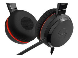 Jabra Evolve 30 II MS stereo - Auricular - en oreja - cableado - USB, conector de 3,5 mm - Certificado para Skype Empresarial