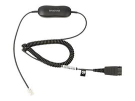 Jabra GN1200 CC - Cable para auriculares - Desconexión rápida enchufe a RJ-9 macho - 2 m - para Jabra GN 2100, GN 2200, GN 2250