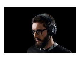 Logitech G Pro X with Blue VO!CE Technology - Auricular - tamaño completo - cableado - conector de 3,5 mm - aislamiento de ruido - negro