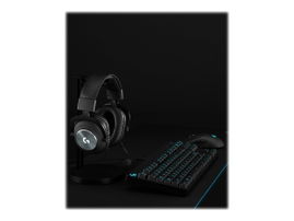 Logitech G Pro X with Blue VO!CE Technology - Auricular - tamaño completo - cableado - conector de 3,5 mm - aislamiento de ruido - negro