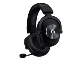 Logitech G Pro X with Blue VO!CE Technology - Auricular - tamaño completo - cableado - conector de 3,5 mm - aislamiento de ruido - negro