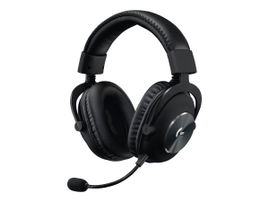 Logitech G Pro X with Blue VO!CE Technology - Auricular - tamaño completo - cableado - conector de 3,5 mm - aislamiento de ruido - negro