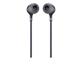 JBL LIVE 100 - Auriculares internos con micro - en oreja - cableado - conector de 3,5 mm - negro