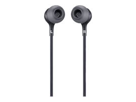 JBL LIVE 100 - Auriculares internos con micro - en oreja - cableado - conector de 3,5 mm - negro