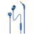 JBL LIVE 100 - Auriculares internos con micro - en oreja - cableado - conector de 3,5 mm - azul