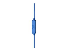 JBL LIVE 100 - Auriculares internos con micro - en oreja - cableado - conector de 3,5 mm - azul