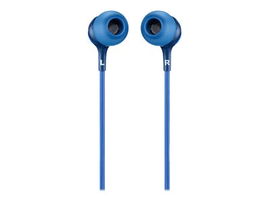 JBL LIVE 100 - Auriculares internos con micro - en oreja - cableado - conector de 3,5 mm - azul