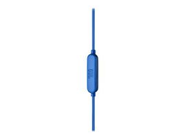 JBL LIVE 100 - Auriculares internos con micro - en oreja - cableado - conector de 3,5 mm - azul